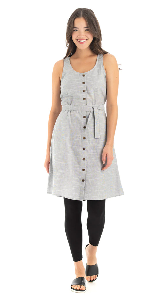 Linen/Cotton Sleeveless Dress