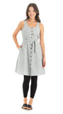 Linen/Cotton Sleeveless Dress
