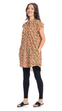 Short Sleeve Button-Up Tunic