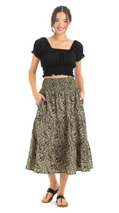 Long 3-Tier Skirt