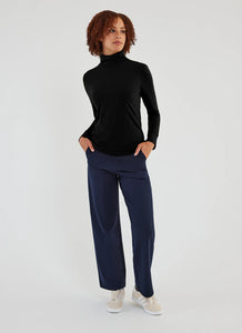 Everyday Turtle Neck Top - Black