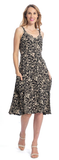 Rayon Crepe Dress with Adjustable Straps