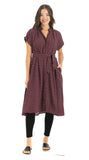 Rayon Dress with Mandarin Collar