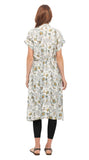 Rayon Dress with Mandarin Collar