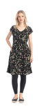 Slight A-Line Rayon Dress