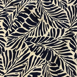 Organic Cotton Dress with Short Raglan Sleeves and Two-Tiered Skirt - Black Fern Print