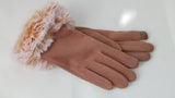 Fleece-Lined Texting Gloves - Assorted Colours - OS