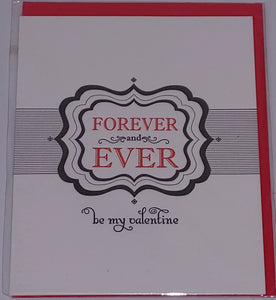 Valentine's Day Card - Forever And Ever