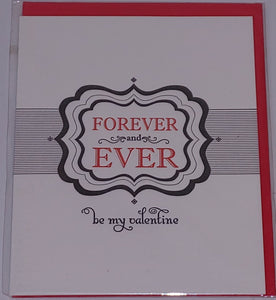 Valentine's Day Card - Forever And Ever