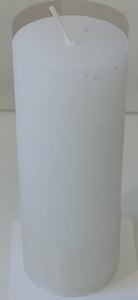 Bolsius 7” Tall - 2.5” Diameter Candle - White