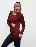 Drawstring Long Sleeve Shirt