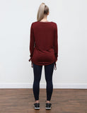 Drawstring Long Sleeve Shirt