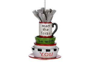 May The Forks Be With You Ornament