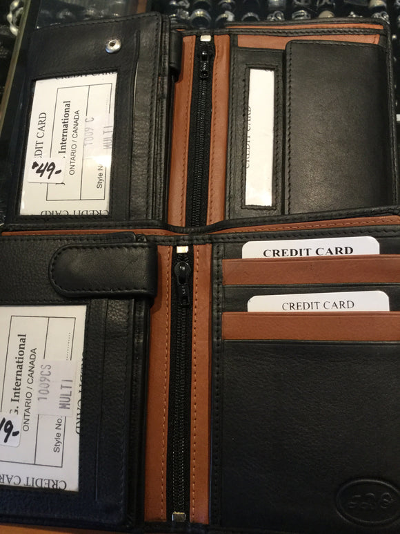 Leather Organizing Wallet - Unisex