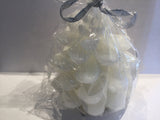 White Pinecone Candle