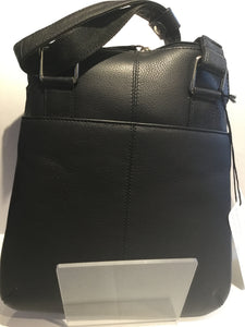 Leather Purse with Angled Sides