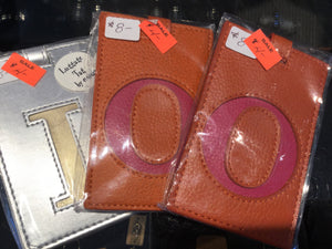 Initial Luggage Tag - Only Letter "i" or "o"