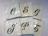 Initial Beverage Napkins